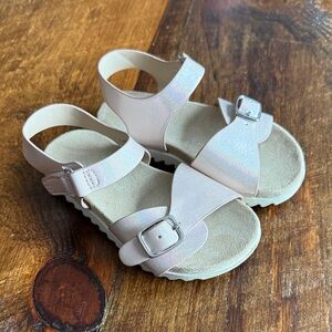 Cat & Jack Beige Kids Sandals with Buckles